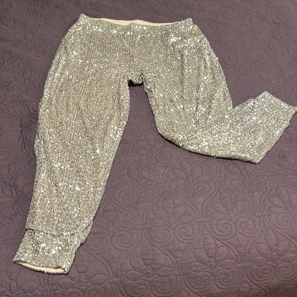 Cable & Gauge Sequin Jogger Pant